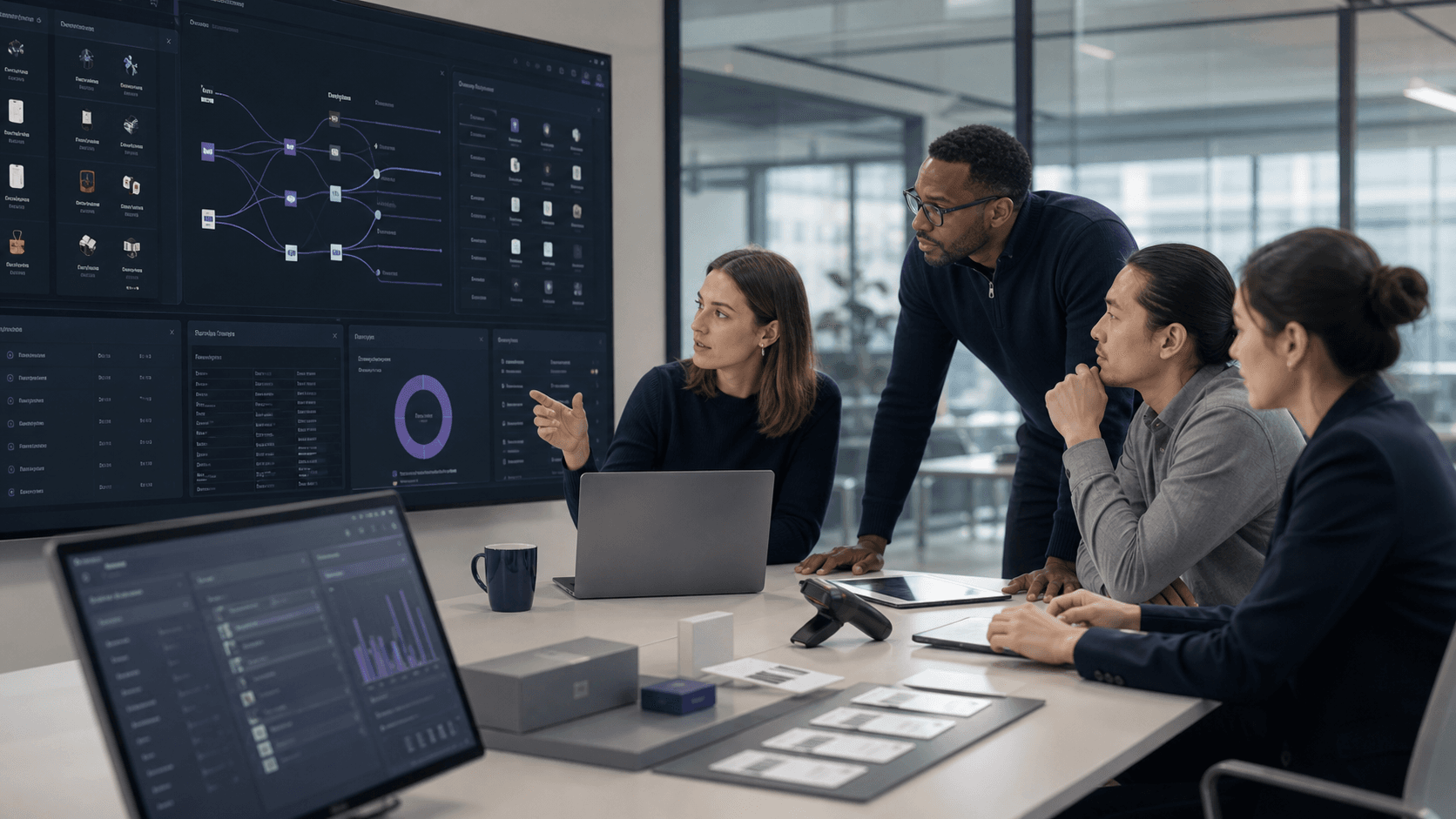 Pharmeta platform team at work